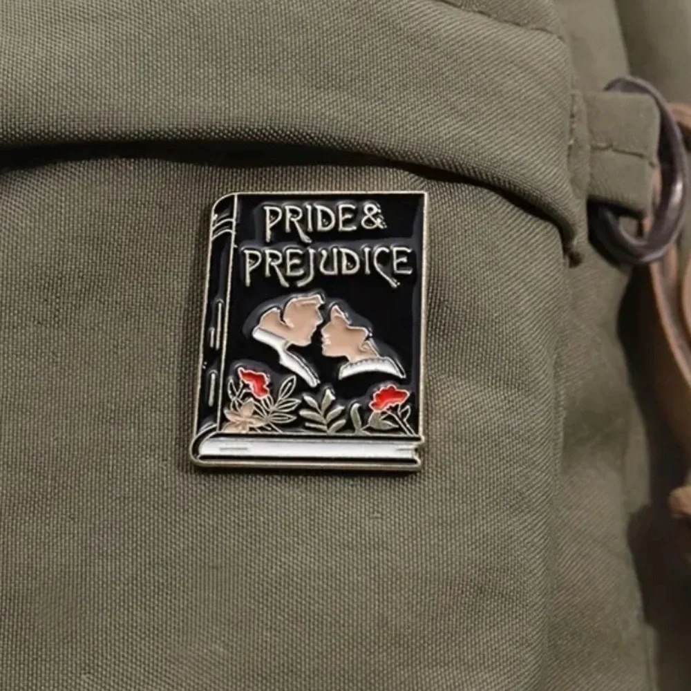 3/$25 Jane Austin’s “Pride and Prejudice” pin Romance, Period Literature, Book